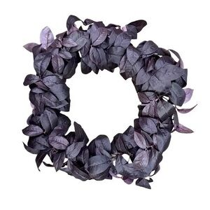 Hearth & Hand Dark Purple Leaf Wreath